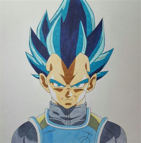 vegeta drawing